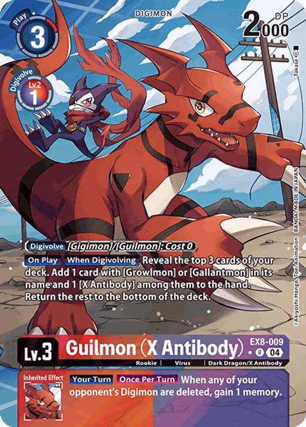 Guilmon (X Antibody) (Alternate Art) trading card